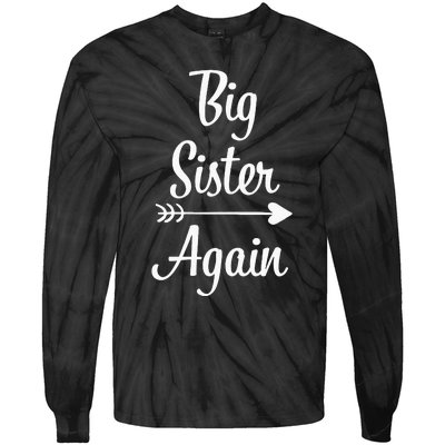 Big Sister Again Big Sister Tie-Dye Long Sleeve Shirt