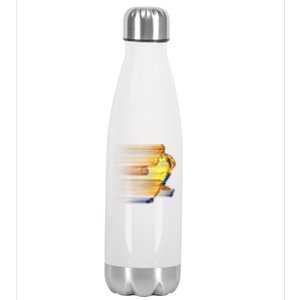 Basketball Sports Athlete Cutout Stainless Steel Insulated Water Bottle