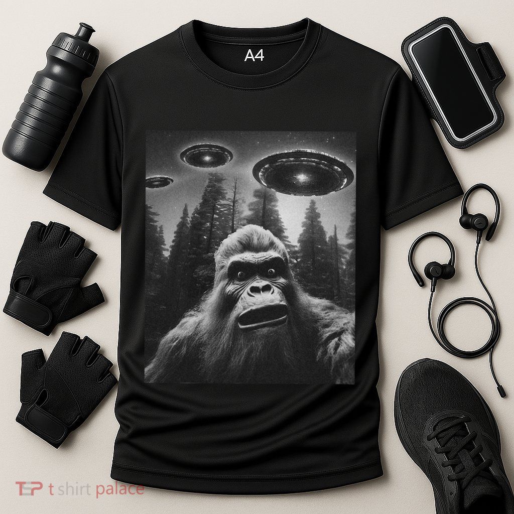 Bigfoot Sasquatch Alien Ufo Performance Shirt