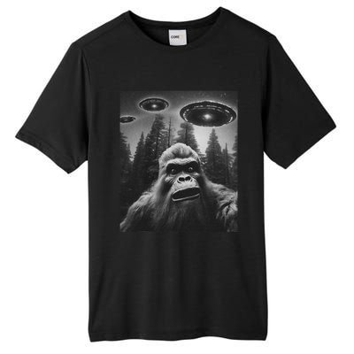 Bigfoot Sasquatch Alien Ufo Tall Fusion ChromaSoft Performance T-Shirt