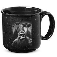 Bigfoot Sasquatch Alien Ufo 15oz Campfire Ceramic Mug