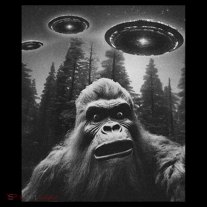Bigfoot Sasquatch Alien Ufo Flatbill Hat