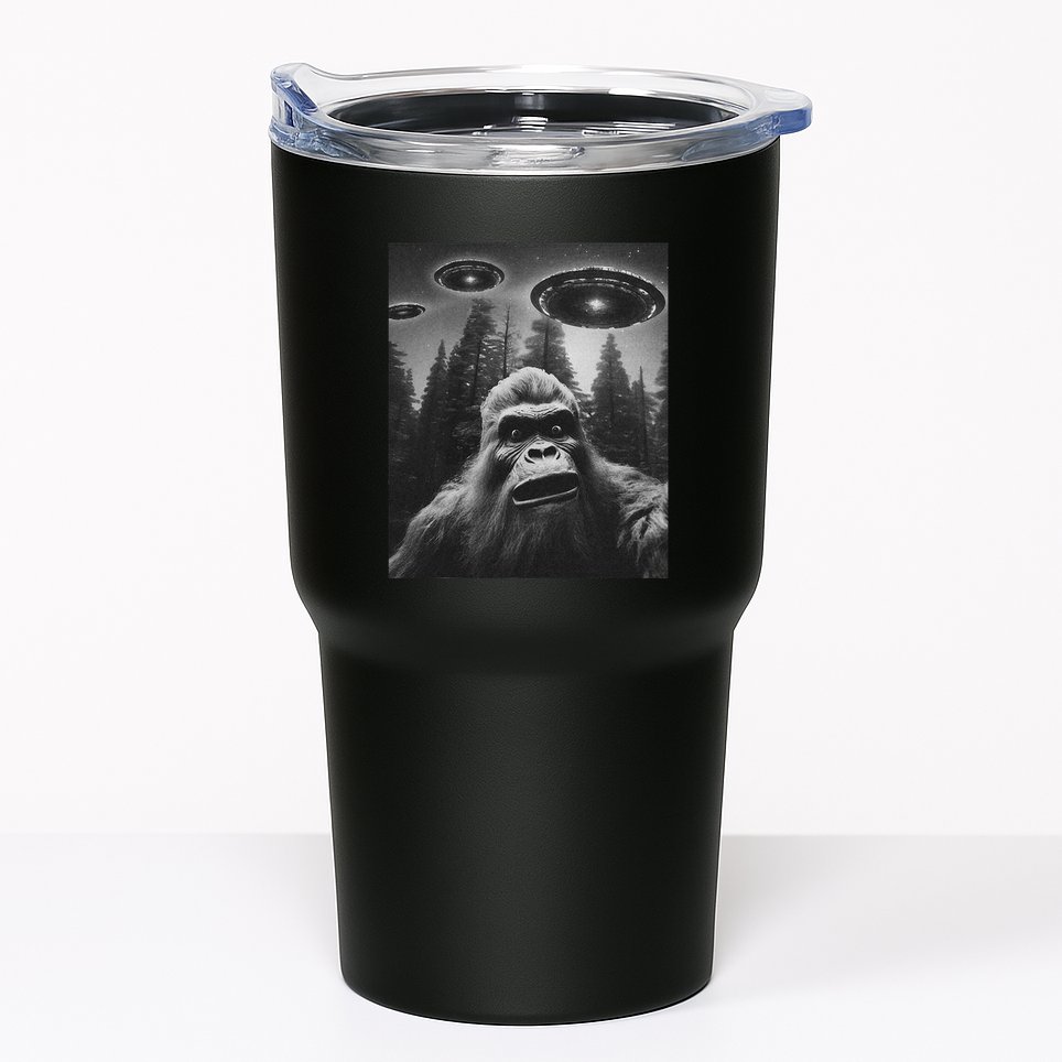 Bigfoot Sasquatch Alien Ufo Tumbler