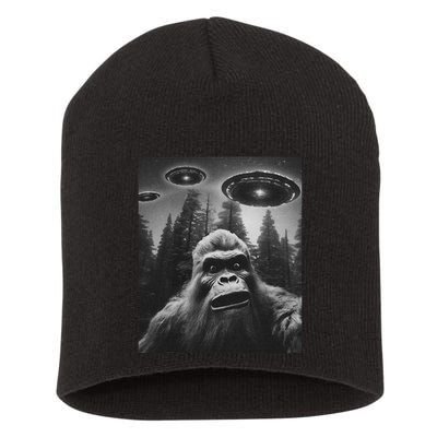 Bigfoot Sasquatch Alien Ufo Short Acrylic Beanie