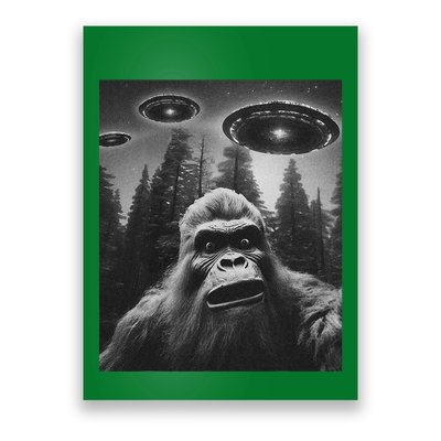 Bigfoot Sasquatch Alien Ufo Poster
