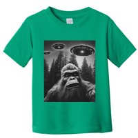 Bigfoot Sasquatch Alien Ufo Toddler T-Shirt