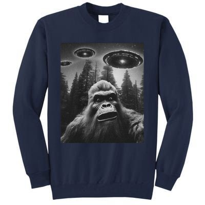 Bigfoot Sasquatch Alien Ufo Tall Sweatshirt