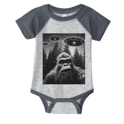 Bigfoot Sasquatch Alien Ufo Infant Baby Jersey Bodysuit