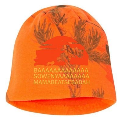 BAAA SOWENYAAA African King Lion Kati - Camo Knit Beanie