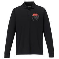 By Sam And Colby Dancing Skeletons Performance Long Sleeve Polo