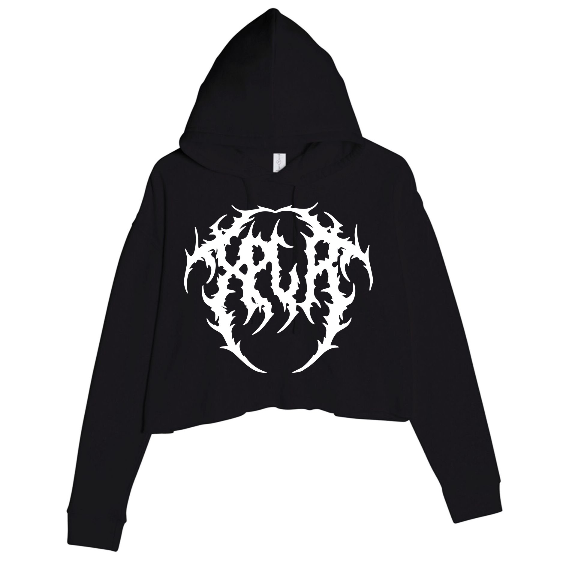 By Sam And Colby Metal Crop Fleece Hoodie
