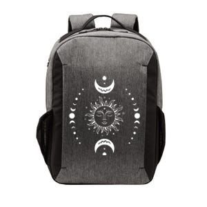 Boho Sun And Moon Celestial Crescent Moon Phases Halloween Gift Vector Backpack