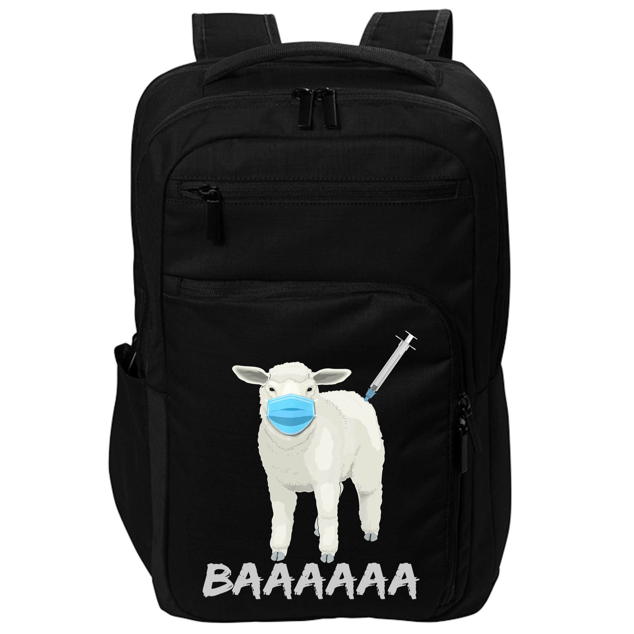 Baaaa Sheeple Anti Mask & Vaccine Impact Tech Backpack