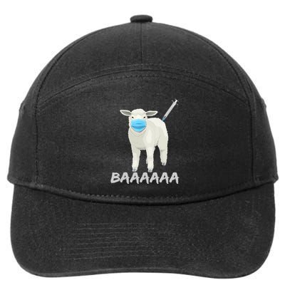 Baaaa Sheeple Anti Mask & Vaccine 7-Panel Snapback Hat