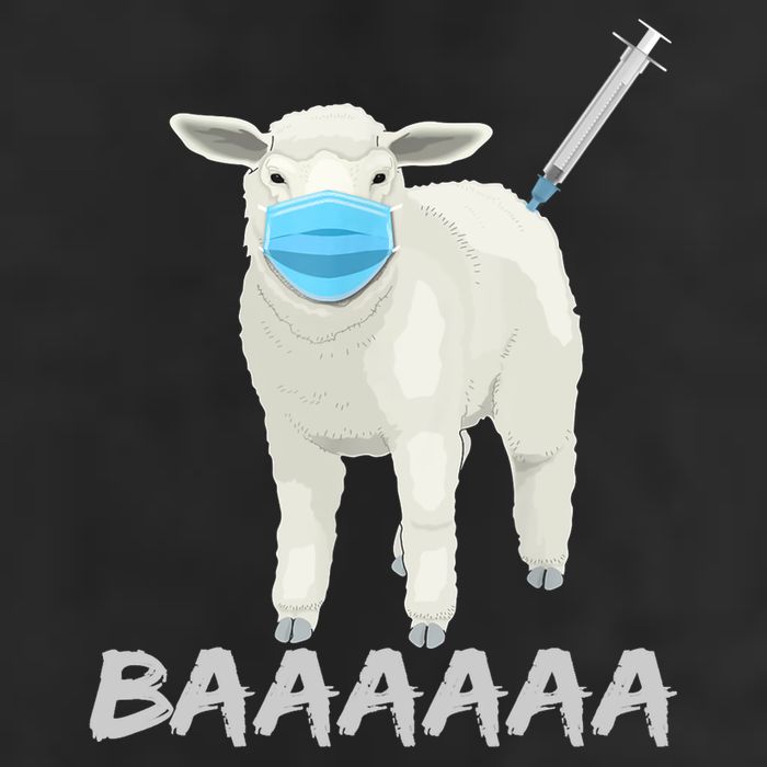 Baaaa Sheeple Anti Mask & Vaccine 11oz C Handle Ceramic Mug