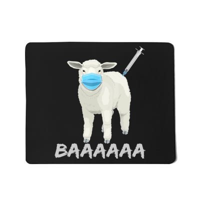 Baaaa Sheeple Anti Mask & Vaccine Mousepad