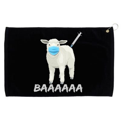 Baaaa Sheeple Anti Mask & Vaccine Grommeted Golf Towel