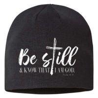 Be Still And Know That I Am God Psalm 46 10 Sustainable Beanie