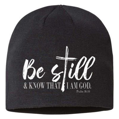 Be Still And Know That I Am God Psalm 46 10 Sustainable Beanie