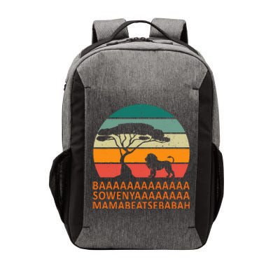 Baaa Sowenyaaa African King Lion African Savana Lion Vector Backpack