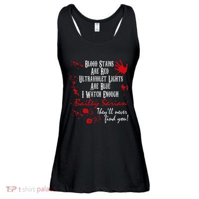 Blood Stains Are Redblood Or Murder Show And Secret Ladies Essential Flowy Tank