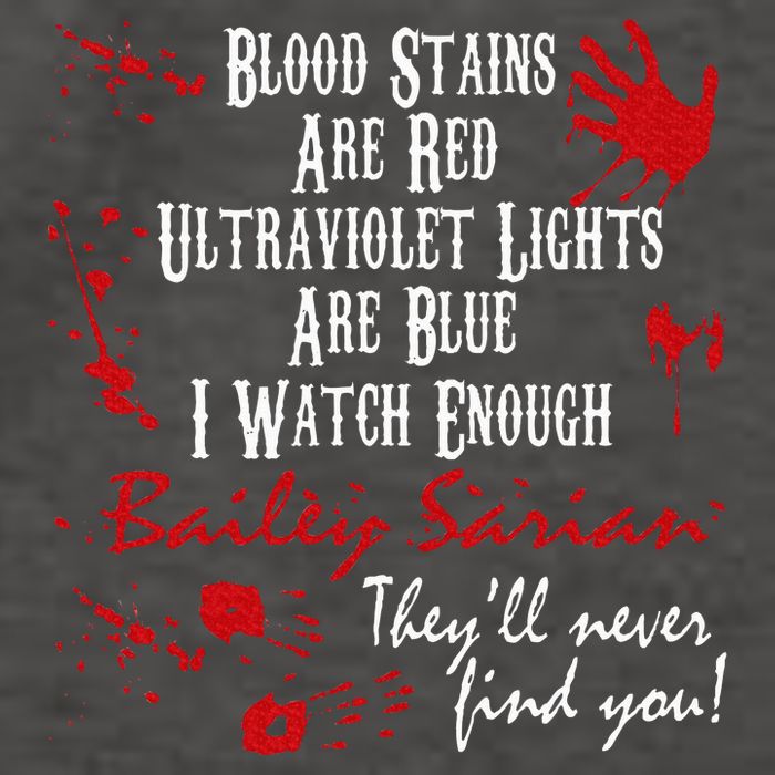 Blood Stains Are Redblood Or Murder Show And Secret Vector Backpack