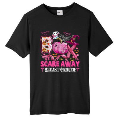 Boo Scare Away Breast Cancer Pink Ribbon Spider Halloween Tall Fusion ChromaSoft Performance T-Shirt