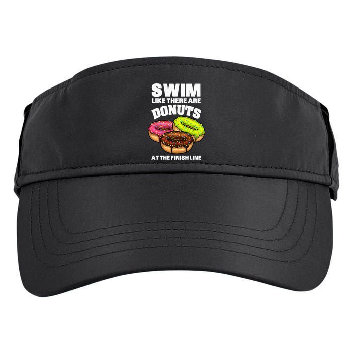 Best Swimming Art For Swimmer Donut Lover Swimming Adult Drive Performance Visor