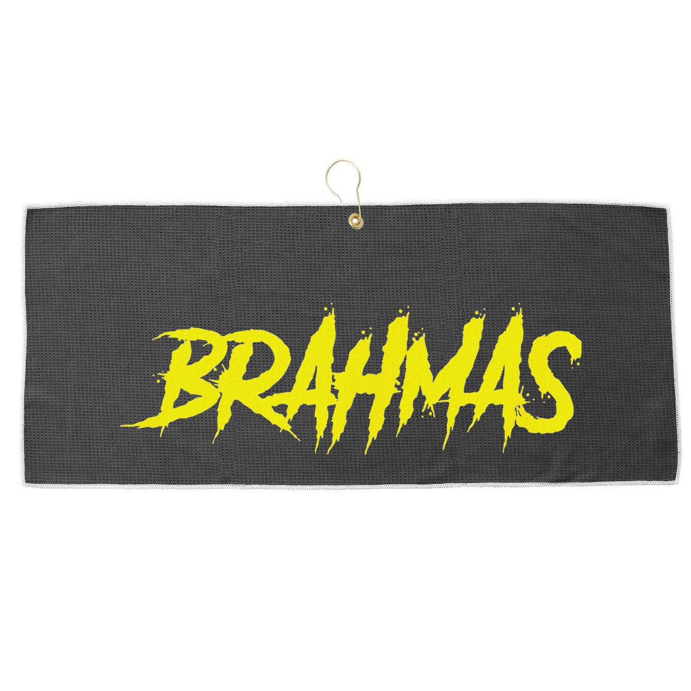 Brahmas San Antonio Show Your Support Brahmas Large Microfiber Waffle Golf Towel