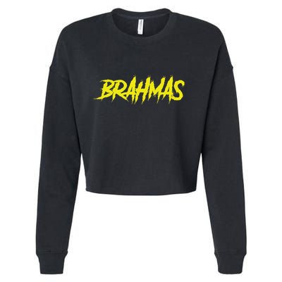 Brahmas San Antonio Show Your Support Brahmas Cropped Pullover Crew