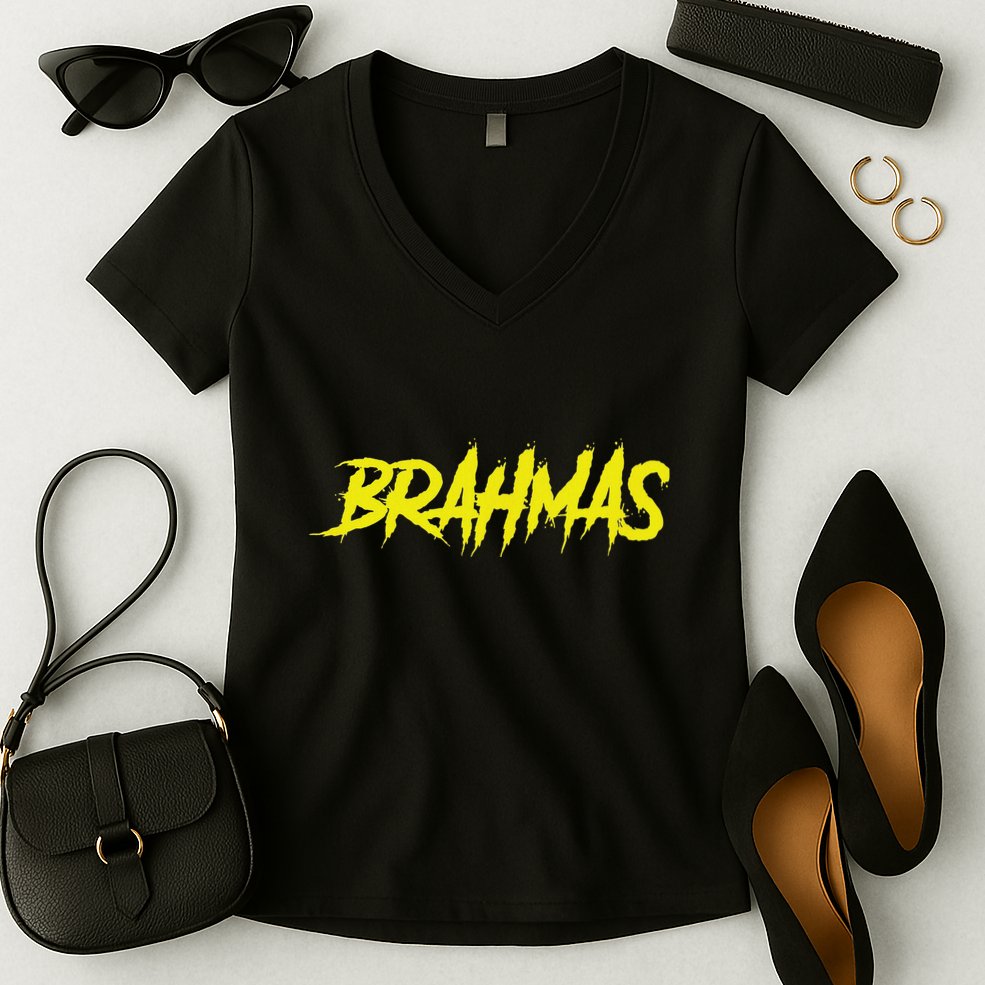 Brahmas San Antonio Show Your Support Brahmas Women's V-Neck T-Shirt