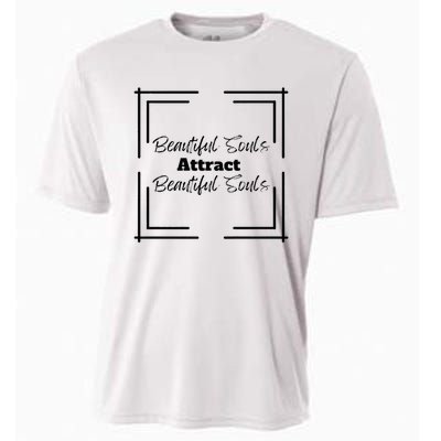 Beautiful Souls Attract Beautiful Souls For Women Summer Cooling Performance Crew T-Shirt