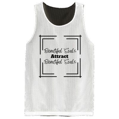 Beautiful Souls Attract Beautiful Souls For Women Summer Mesh Reversible Basketball Jersey Tank