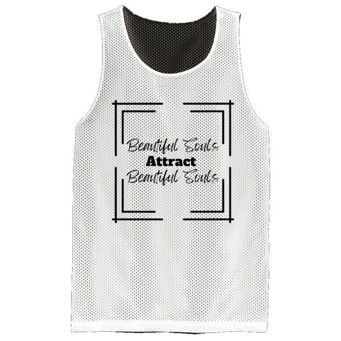 Beautiful Souls Attract Beautiful Souls For Women Summer Mesh Reversible Basketball Jersey Tank