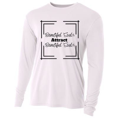 Beautiful Souls Attract Beautiful Souls For Women Summer Cooling Performance Long Sleeve Crew