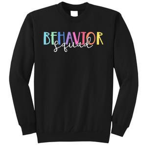 BEHAVIOR SQUAD ABA Therapist RBT Therapy Behaviour Team Tall Sweatshirt