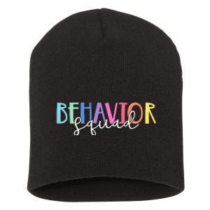 BEHAVIOR SQUAD ABA Therapist RBT Therapy Behaviour Team Short Acrylic Beanie