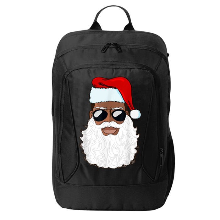 Black Santa African American City Backpack