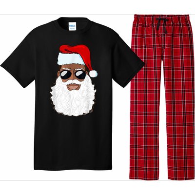 Black Santa African American Pajama Set