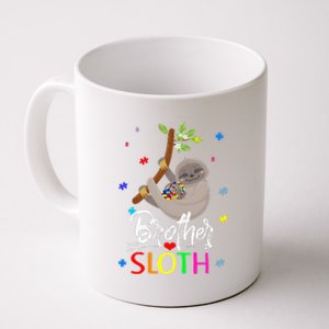 Brother Sloth Autism Awareness Love Supports Coffee Mug