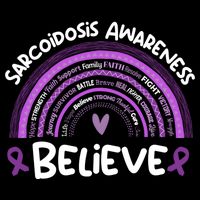 Believe Sarcoidosis Awareness Month Gift Sarcoidosis Cute Gift Flat Bill Trucker Hat