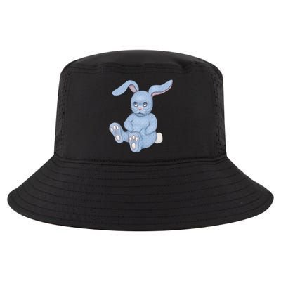 Blue Stuffed Animal Rabbit Cool Comfort Performance Bucket Hat