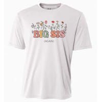 Big Sis Again Boho Floral Baby Announcement Pregnancy Reveal Cooling Performance Crew T-Shirt