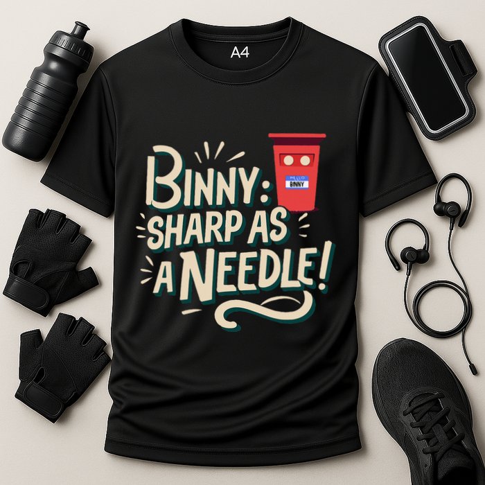 Binny Sharp As A Needle Kensington Avenue Camera Club Cooling Performance Crew T-Shirt