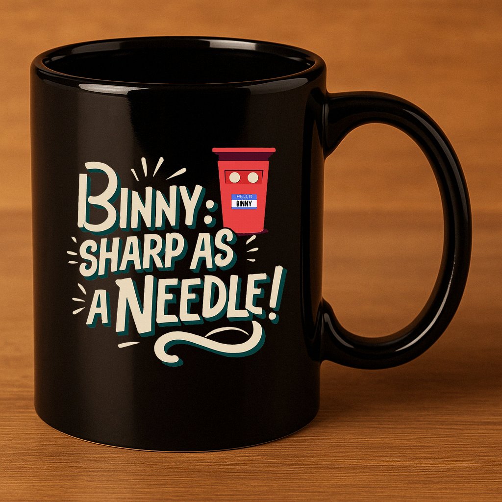 Binny Sharp As A Needle Kensington Avenue Camera Club 11oz C Handle Ceramic Mug