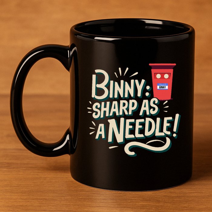 Binny Sharp As A Needle Kensington Avenue Camera Club 11oz C Handle Ceramic Mug