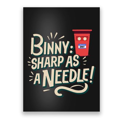 Binny Sharp As A Needle Kensington Avenue Camera Club Poster