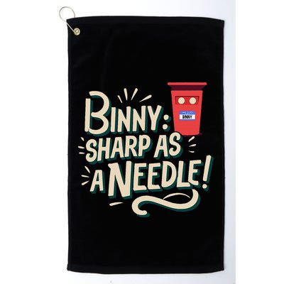 Binny Sharp As A Needle Kensington Avenue Camera Club Golf Towel