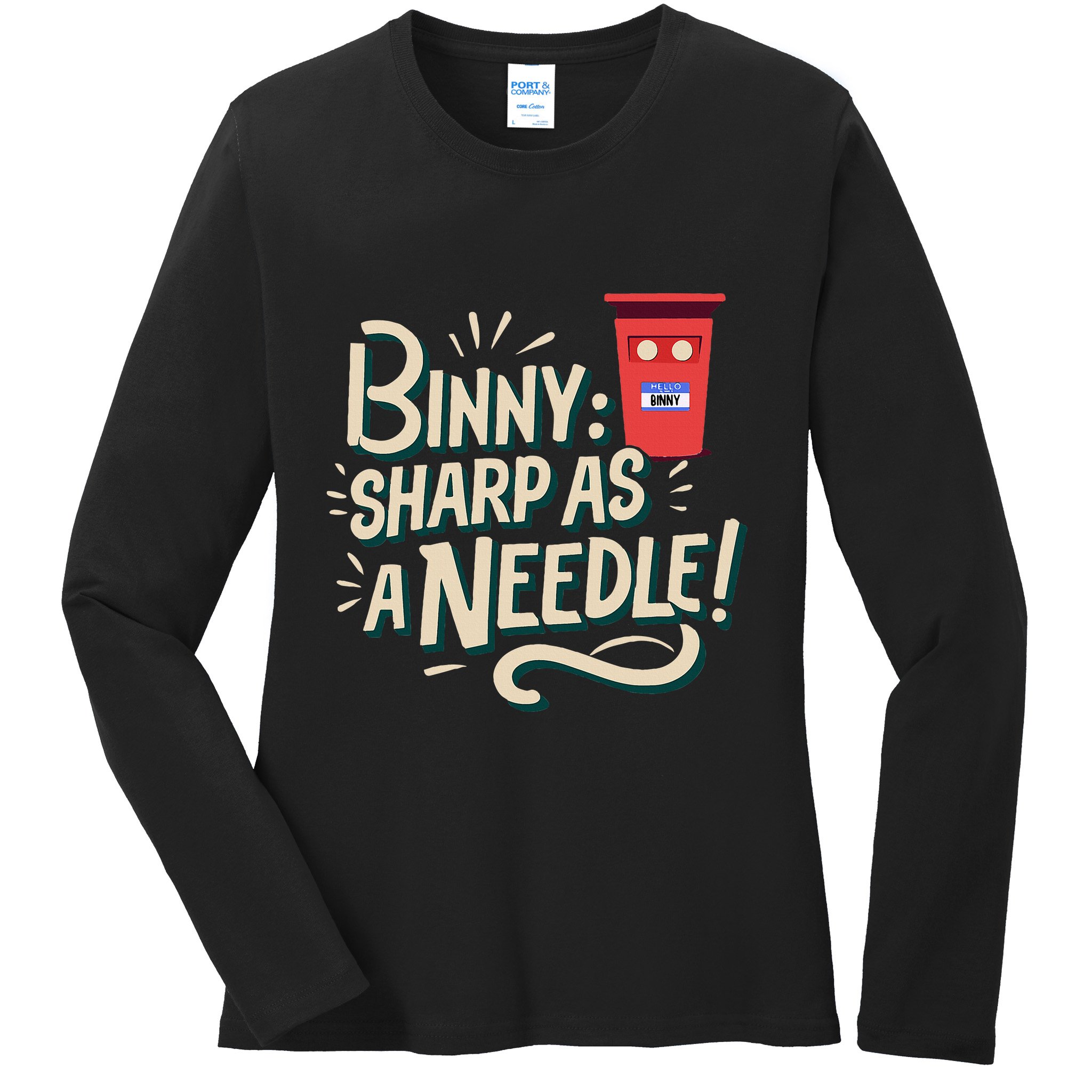 Binny Sharp As A Needle Kensington Avenue Camera Club Ladies Long Sleeve Shirt