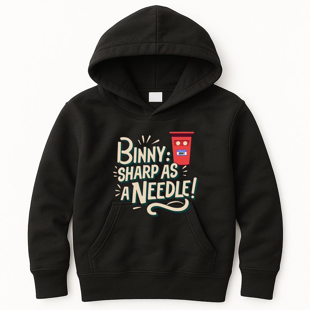 Binny Sharp As A Needle Kensington Avenue Camera Club Kids Hoodie